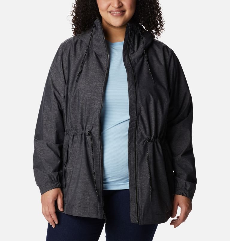 Women's Columbia Lillian Ridge Shell Jackets Black | Plus Size CA-CC13A